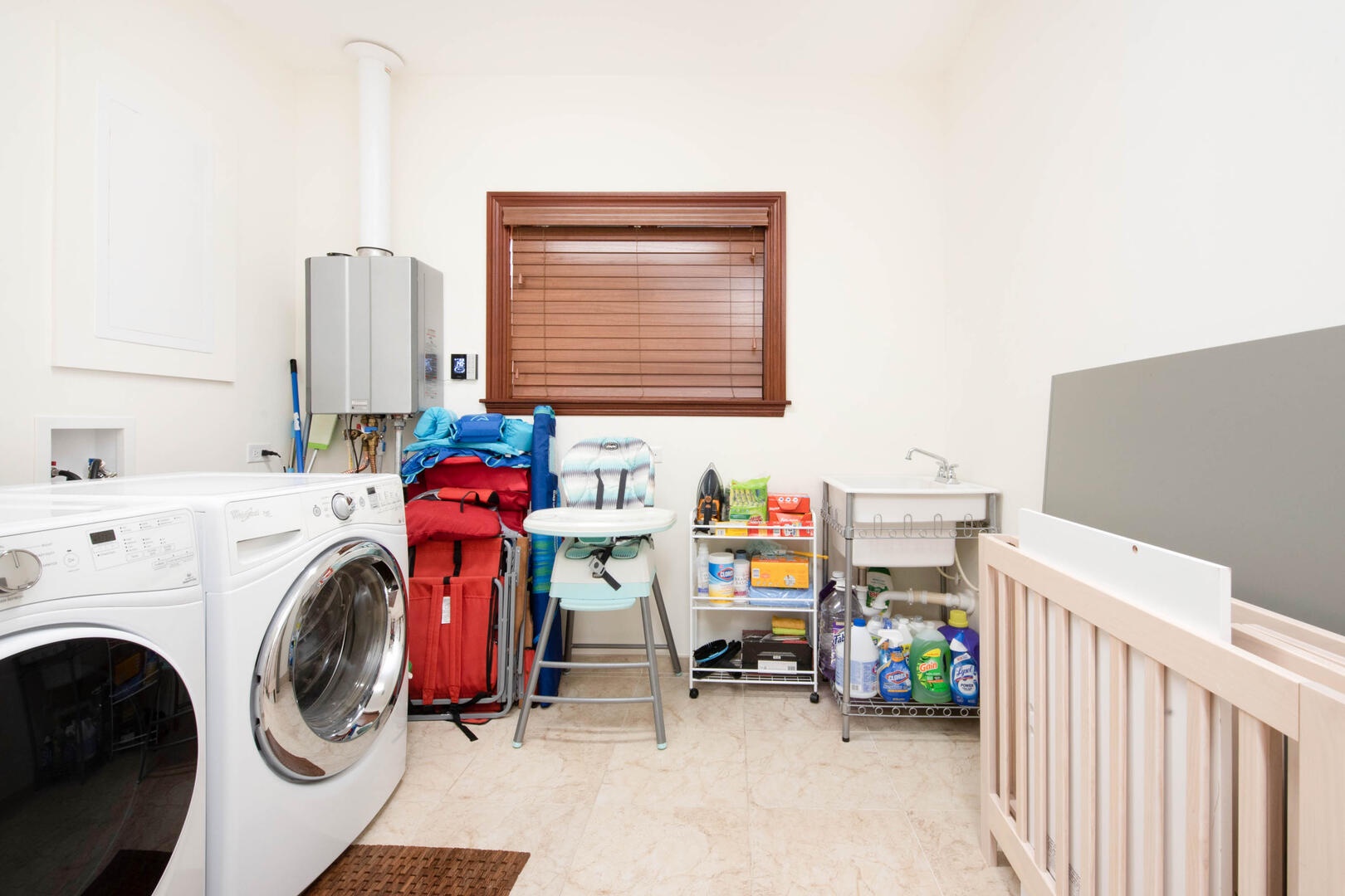 Laundry room.