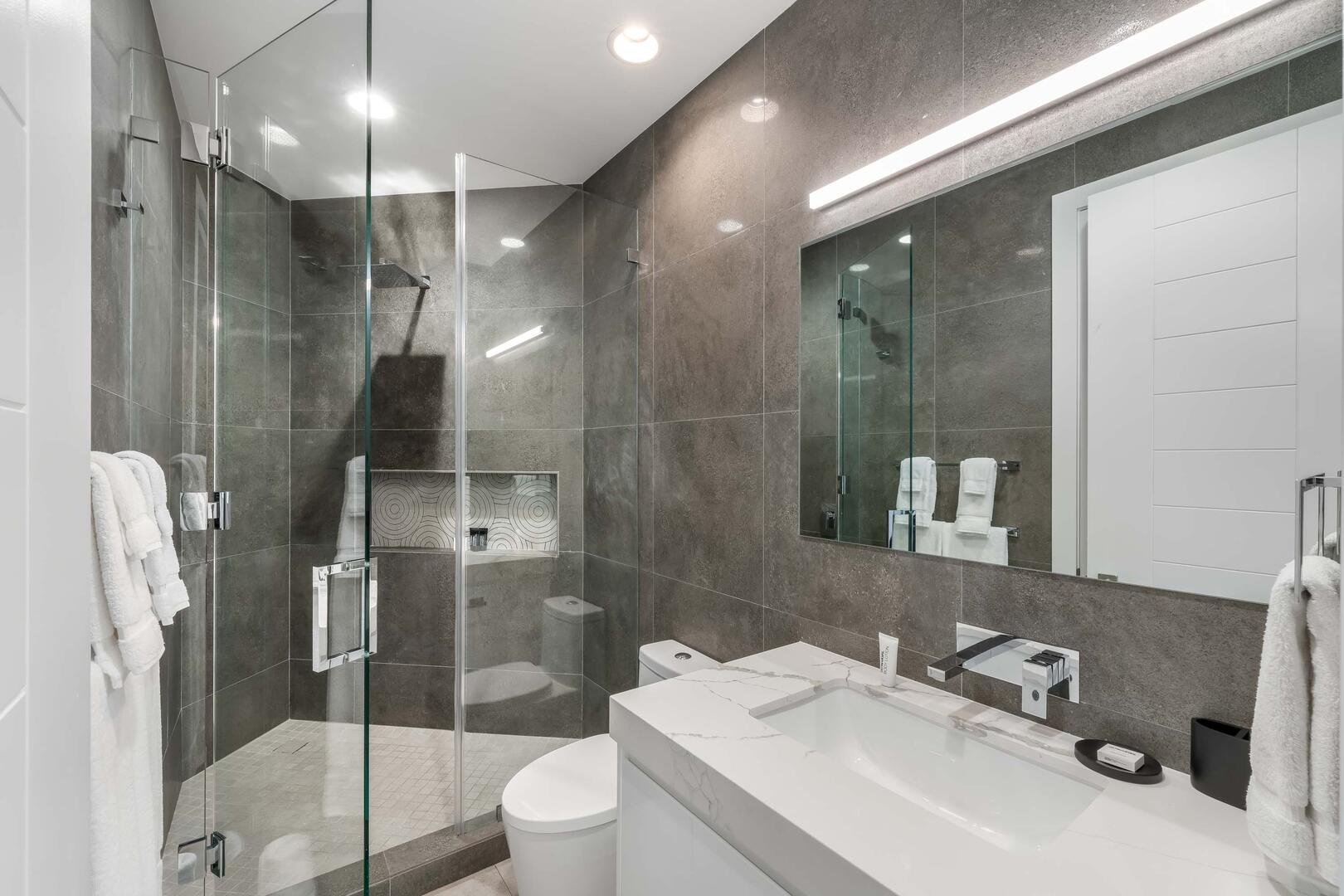 Bunk ensuite with shower.