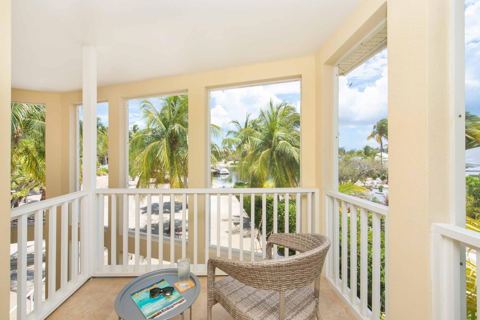 Views from the primary suite balcony.