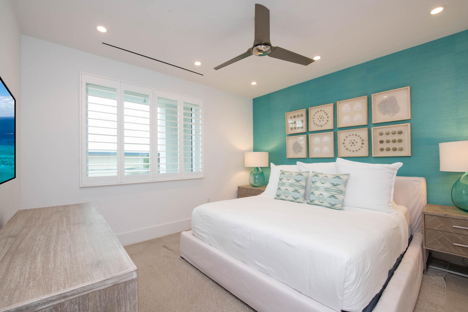 Guest Suite #1 with king bed.