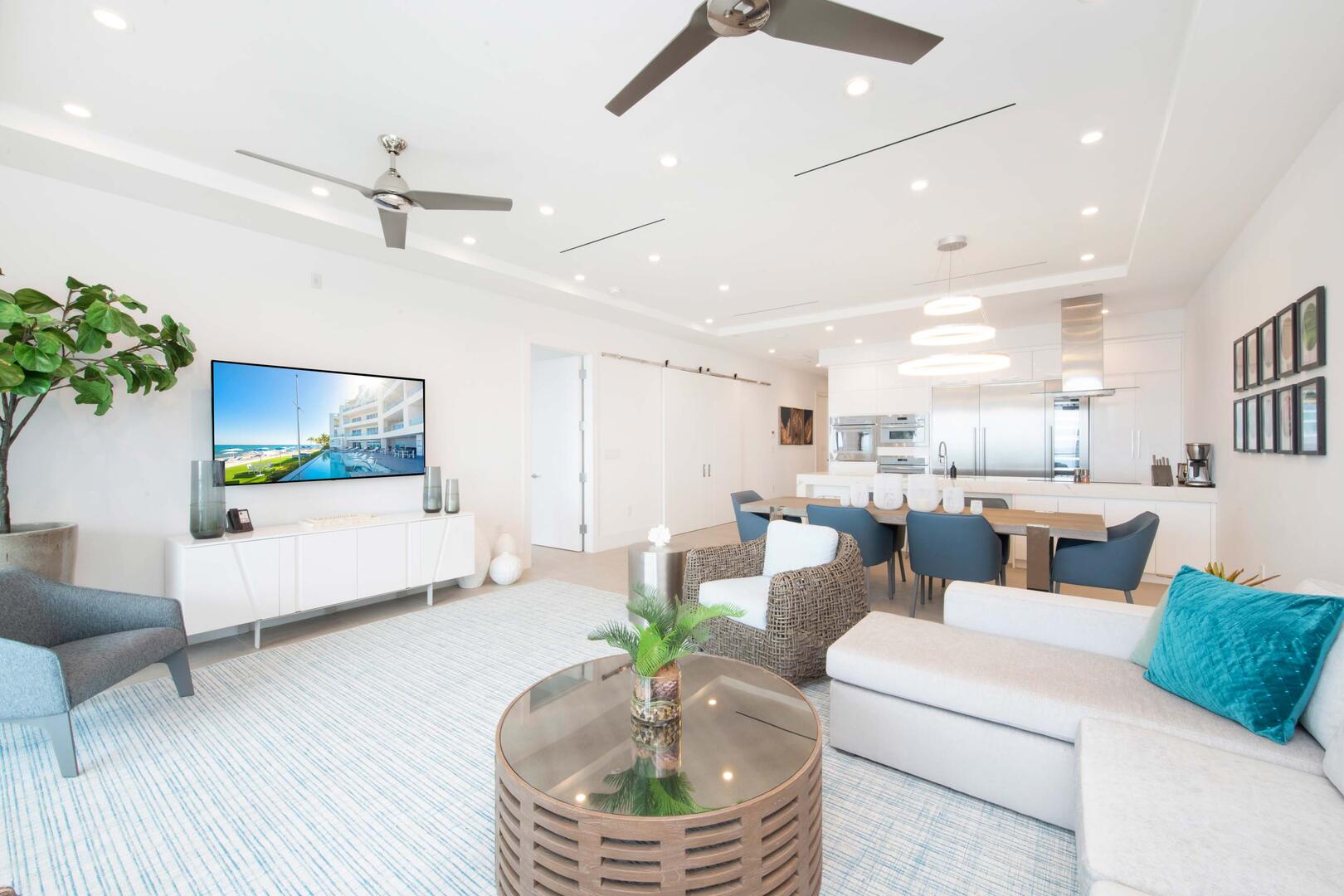 Spacious living areas with all the comforts of home.