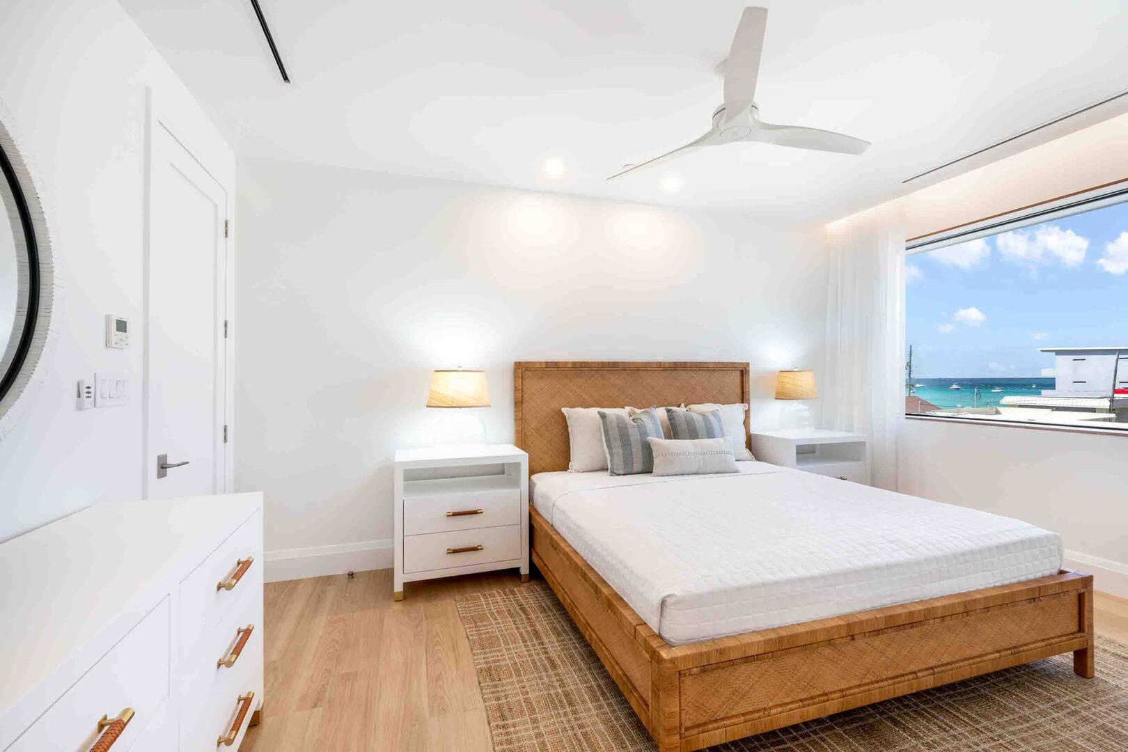 Bedroom 4 with queen bed.