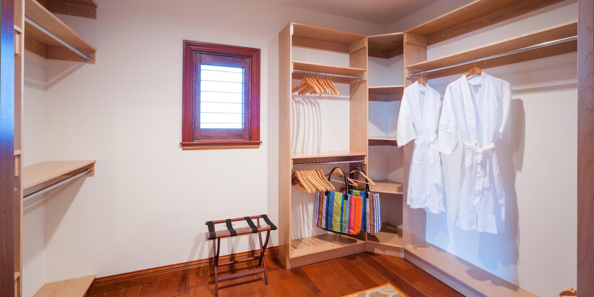 Master walk-in closet.