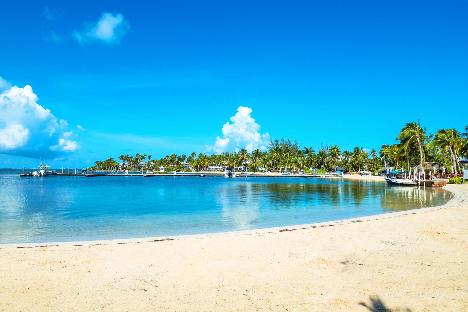 Enjoy a beautiful beachfront in the Cayman sunshine.