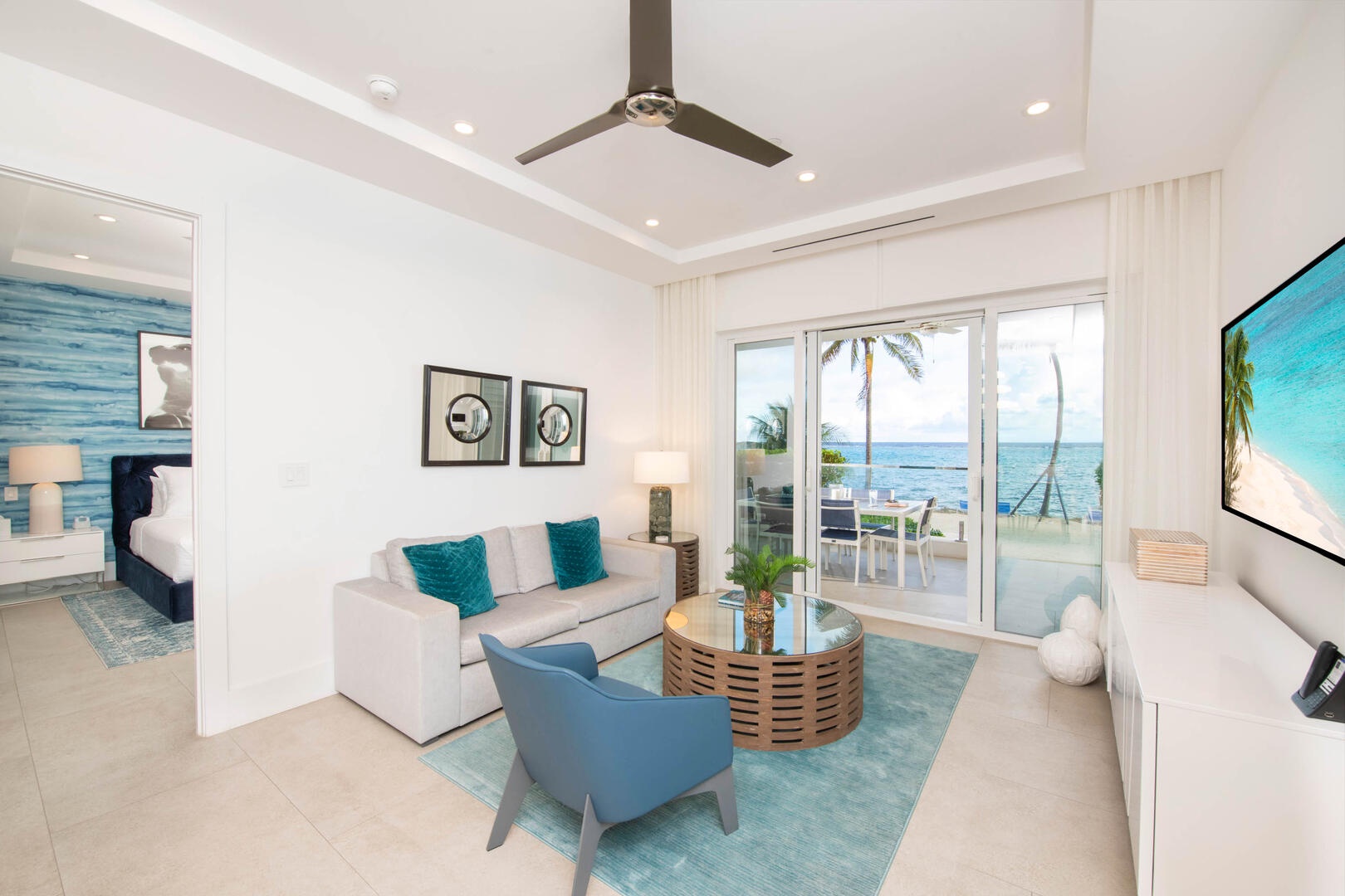 Living area with all the comforts of home.