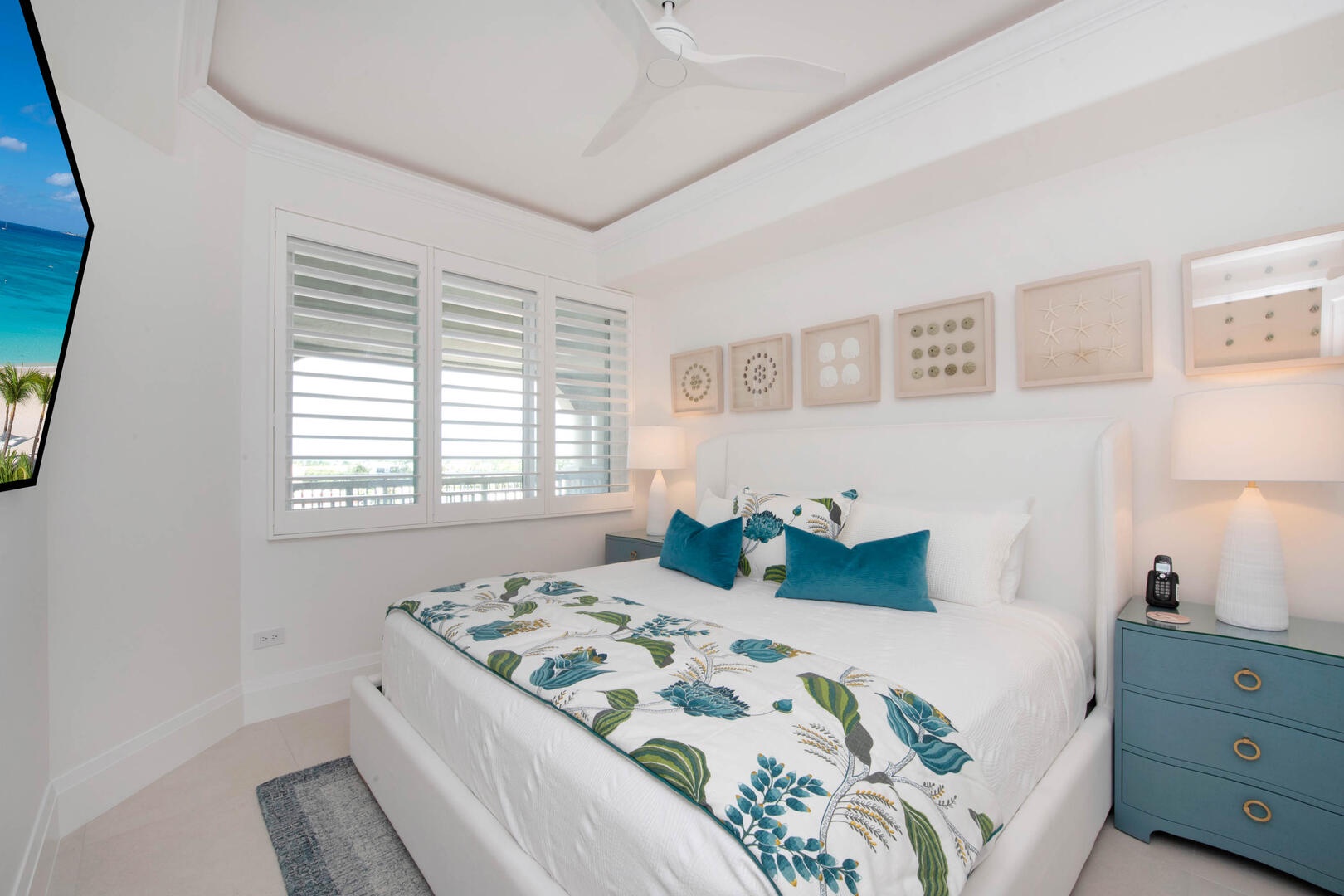 Guest Suite 1 with king bed.