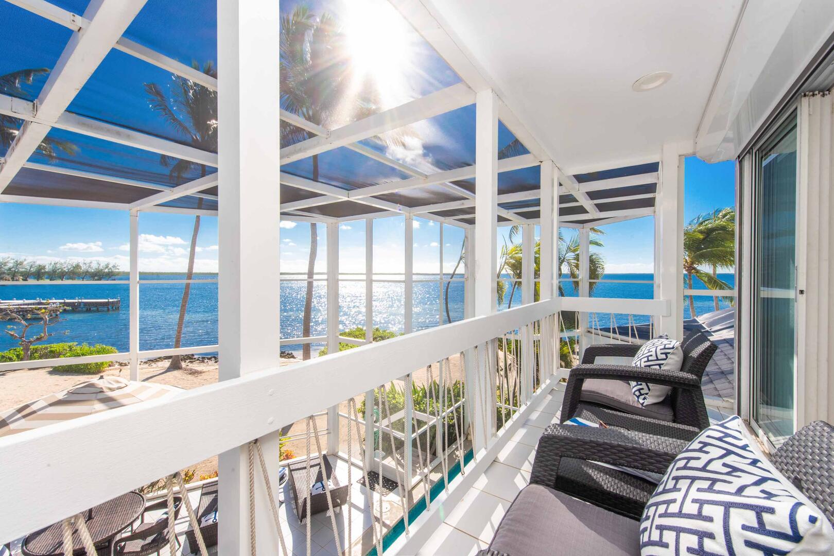 Private balcony off the primary suite.