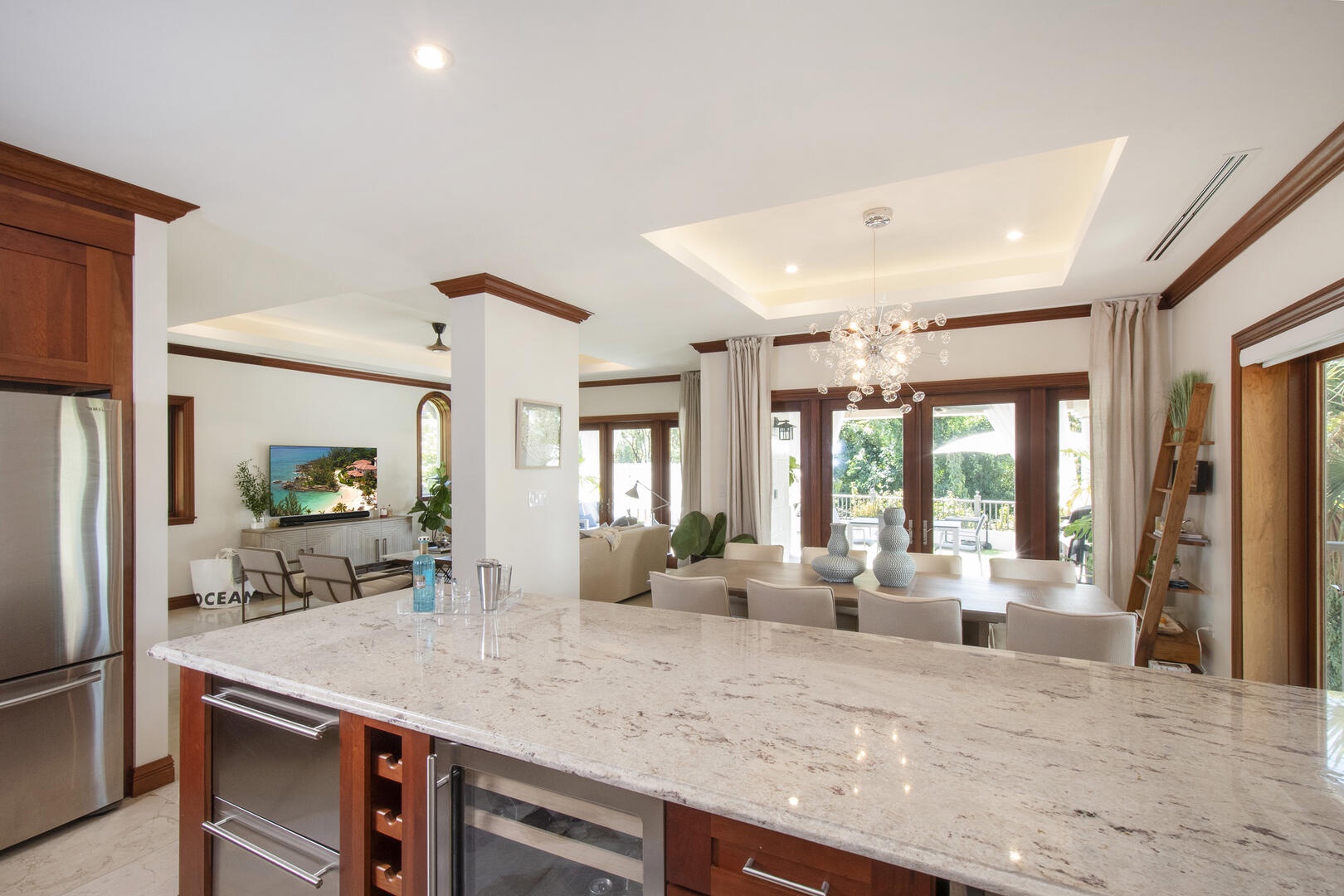 View from the kitchen.