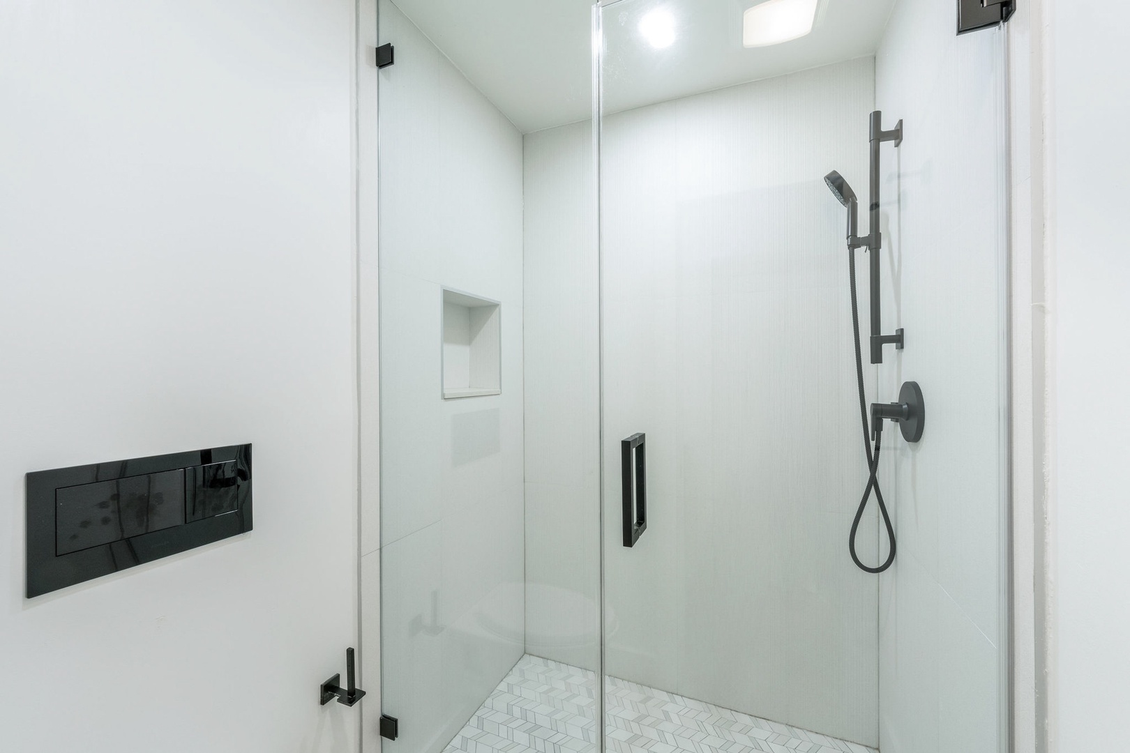 Bedroom 2 ensuite with shower.