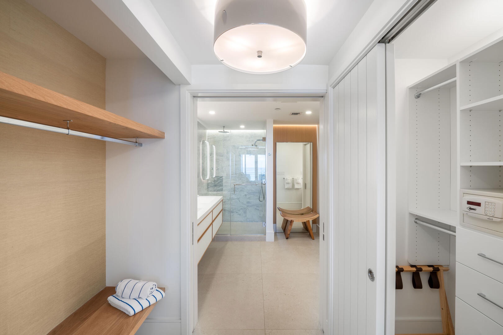 Primary walk-in closet