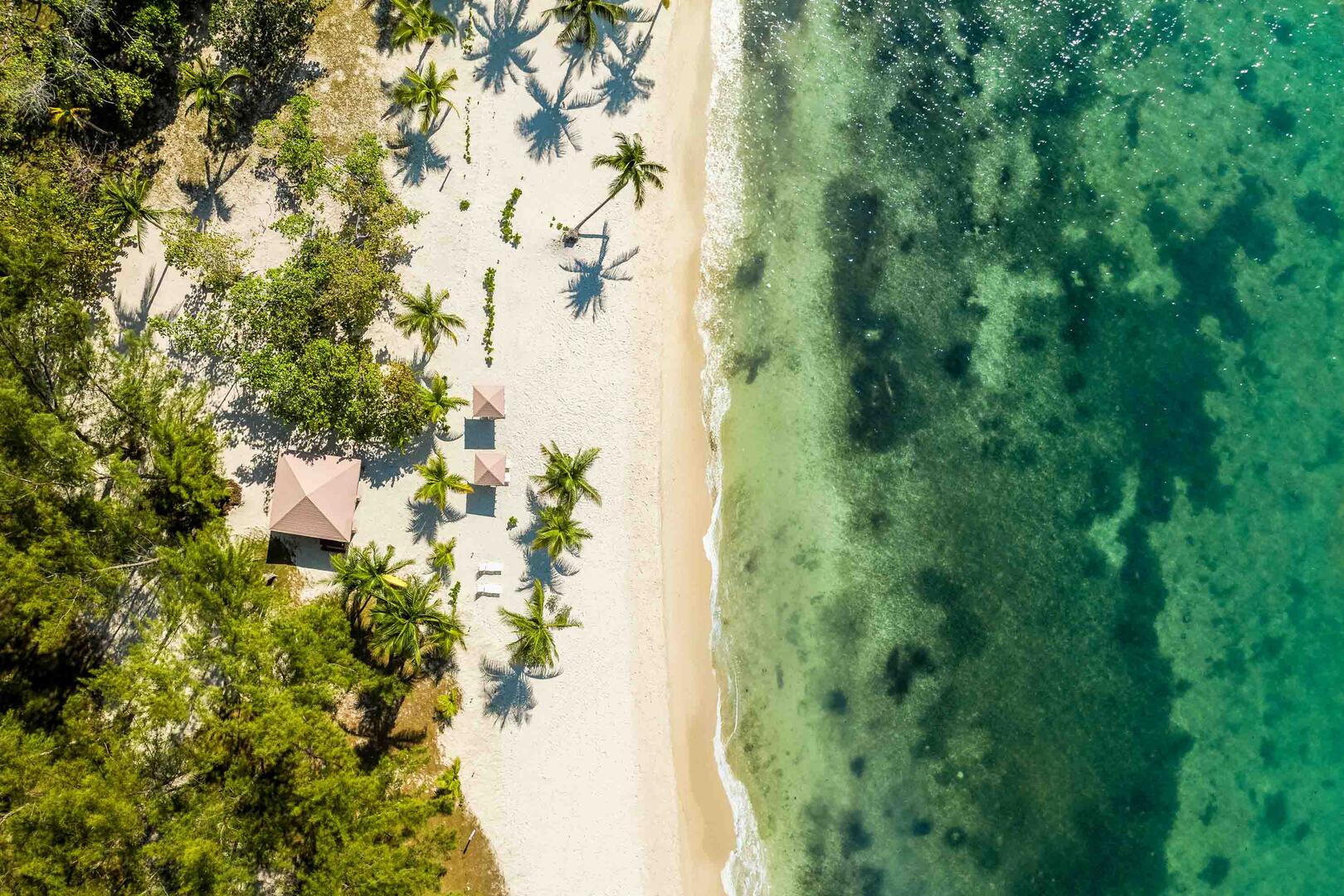 Aerial view of your private beach lot.