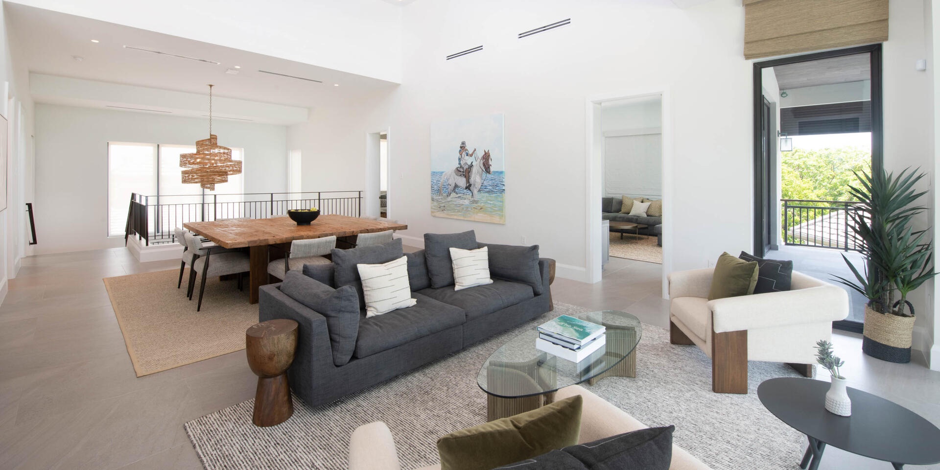 Upper landing common areas.