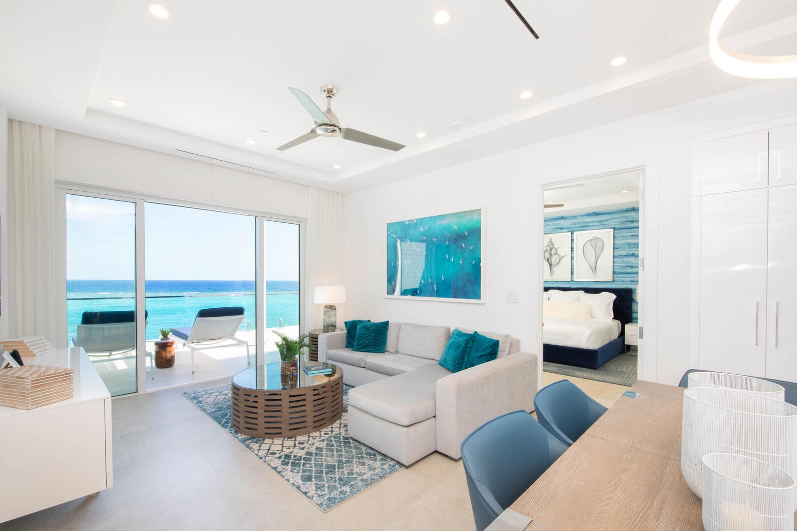 Spacious and modern living area.