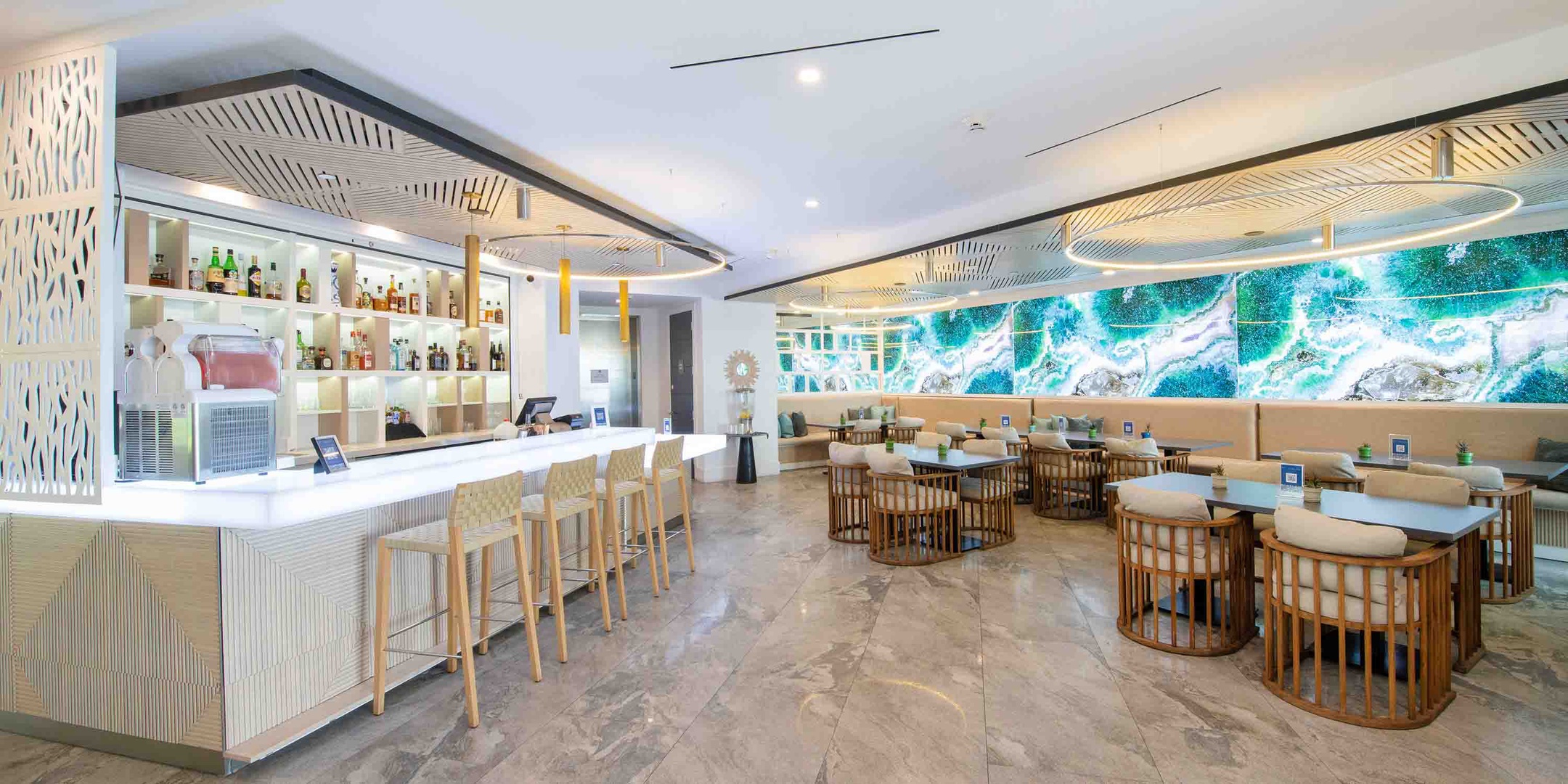 Blue Flame is the resort's signature restaurant serving breakfast, lunch, and dinner.