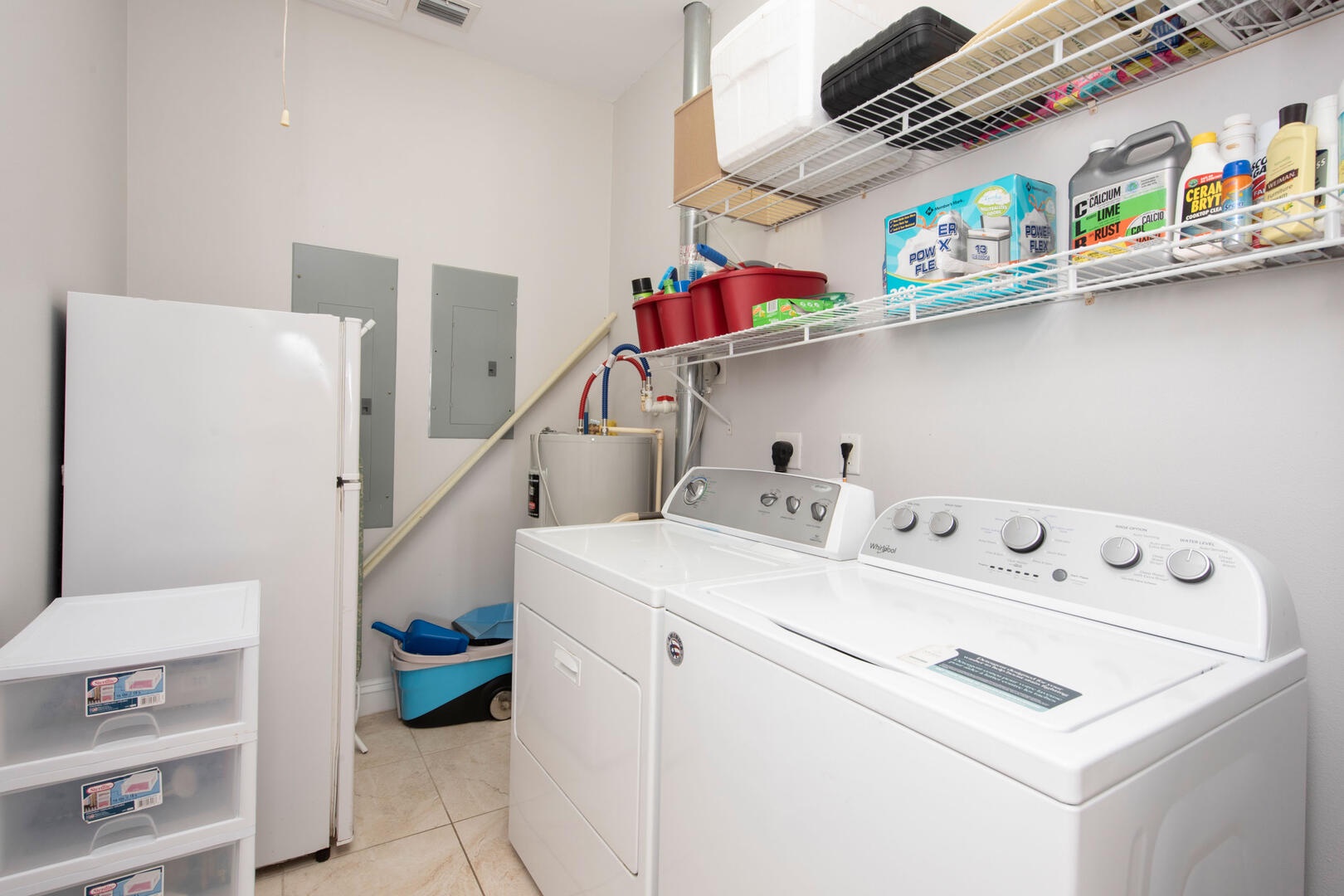 Laundry area.