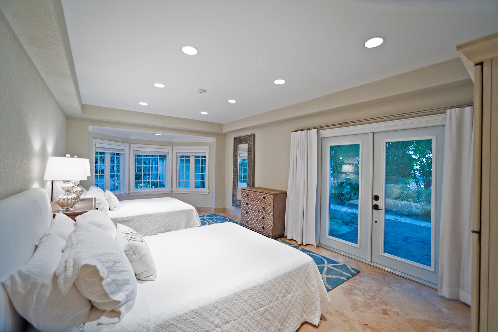 First Floor Double Queen Bedroom.