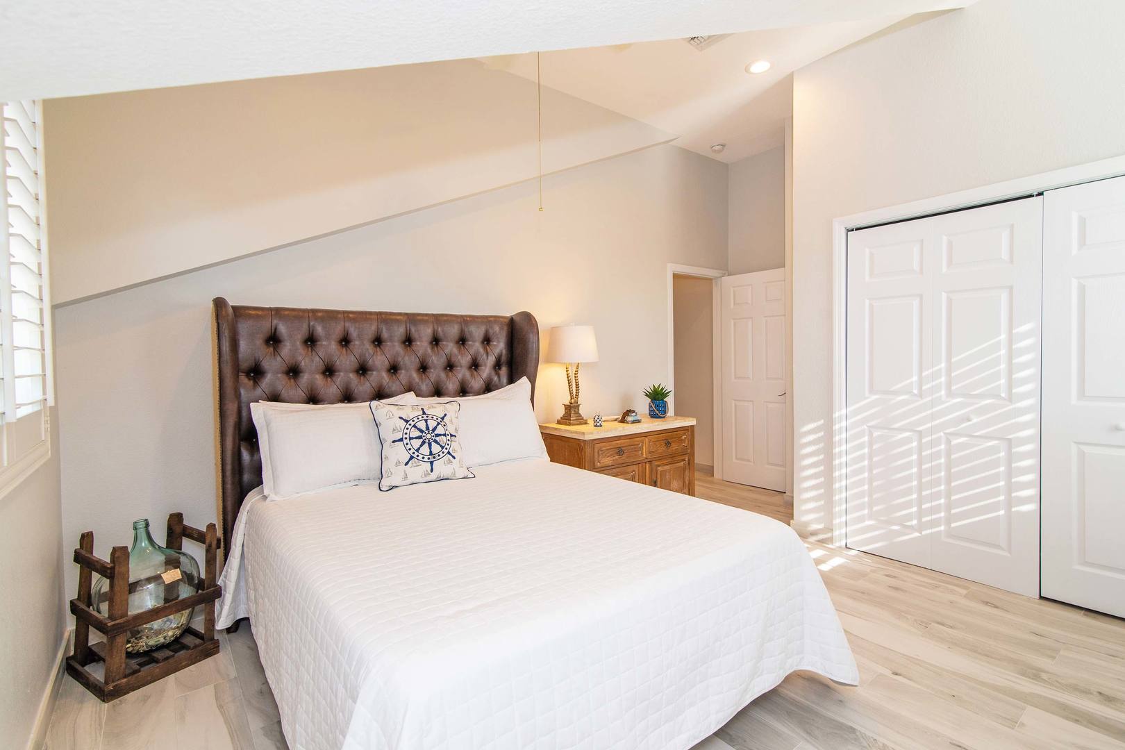 Bedroom #3 with queen bed.