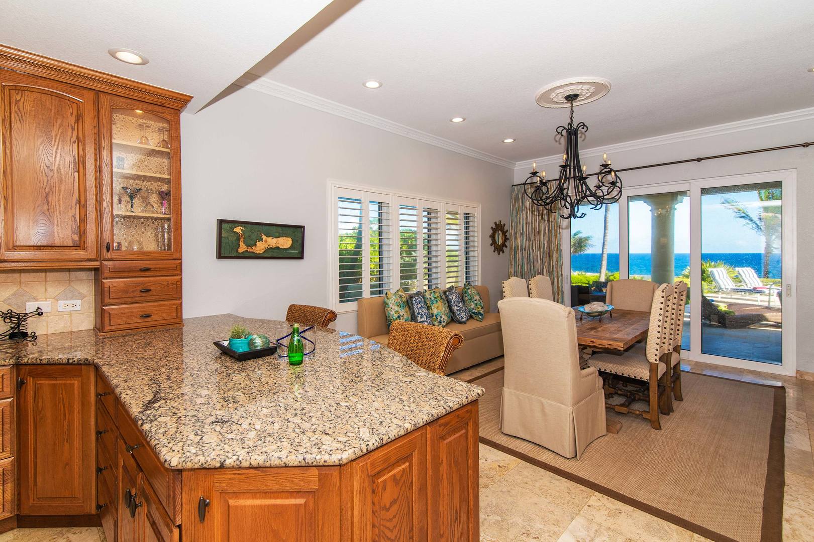 Beautiful kitchen views.