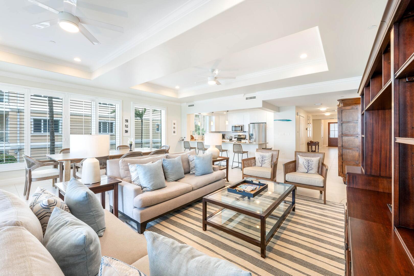 This 4-bedroom corner condo spans 3,200 sq. ft.