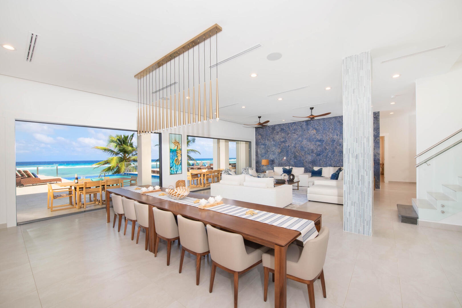 Formal dining table.