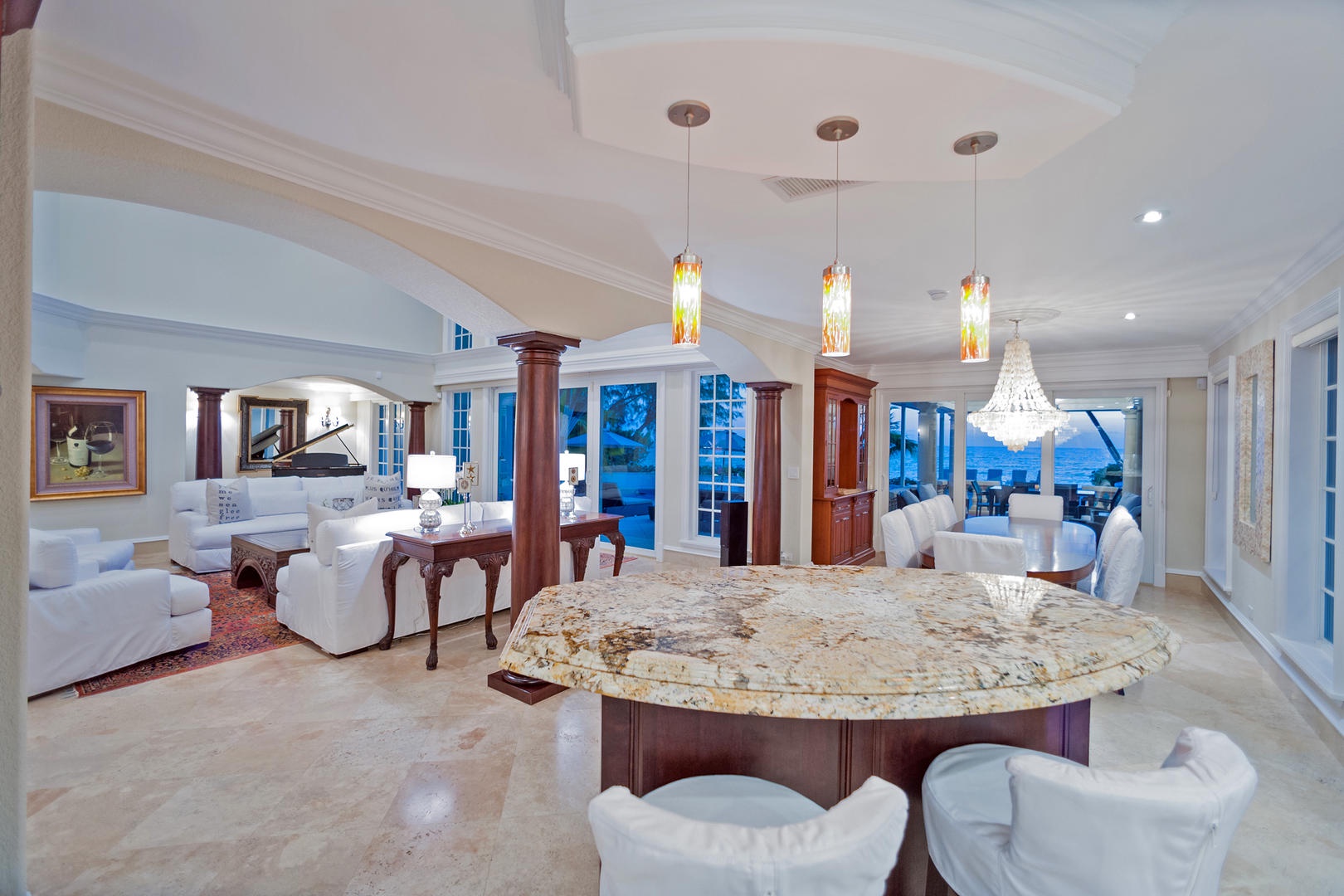 Coconut Walk features luxury finishes and gorgeous seaside views.