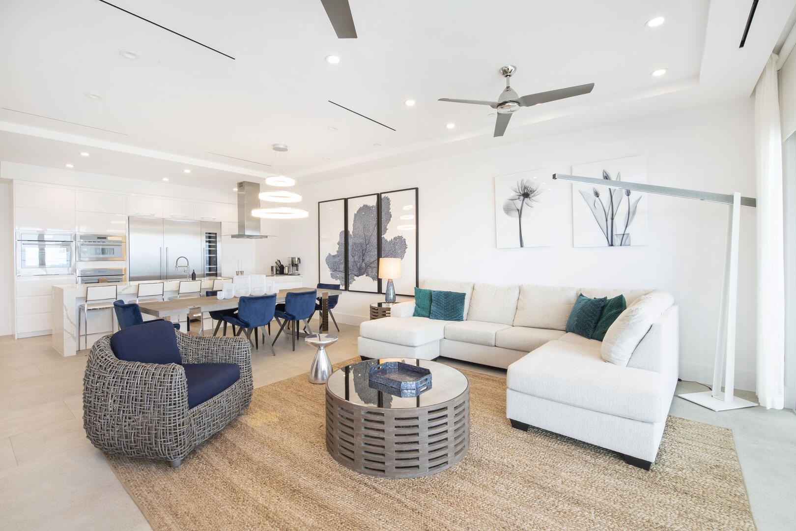 Stylish and modern interiors.