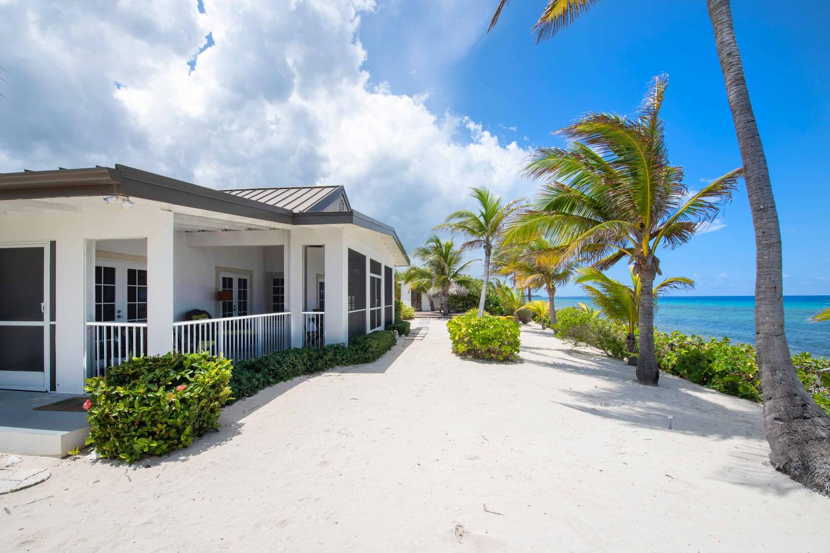 Follow the beach path for a true island paradise.
