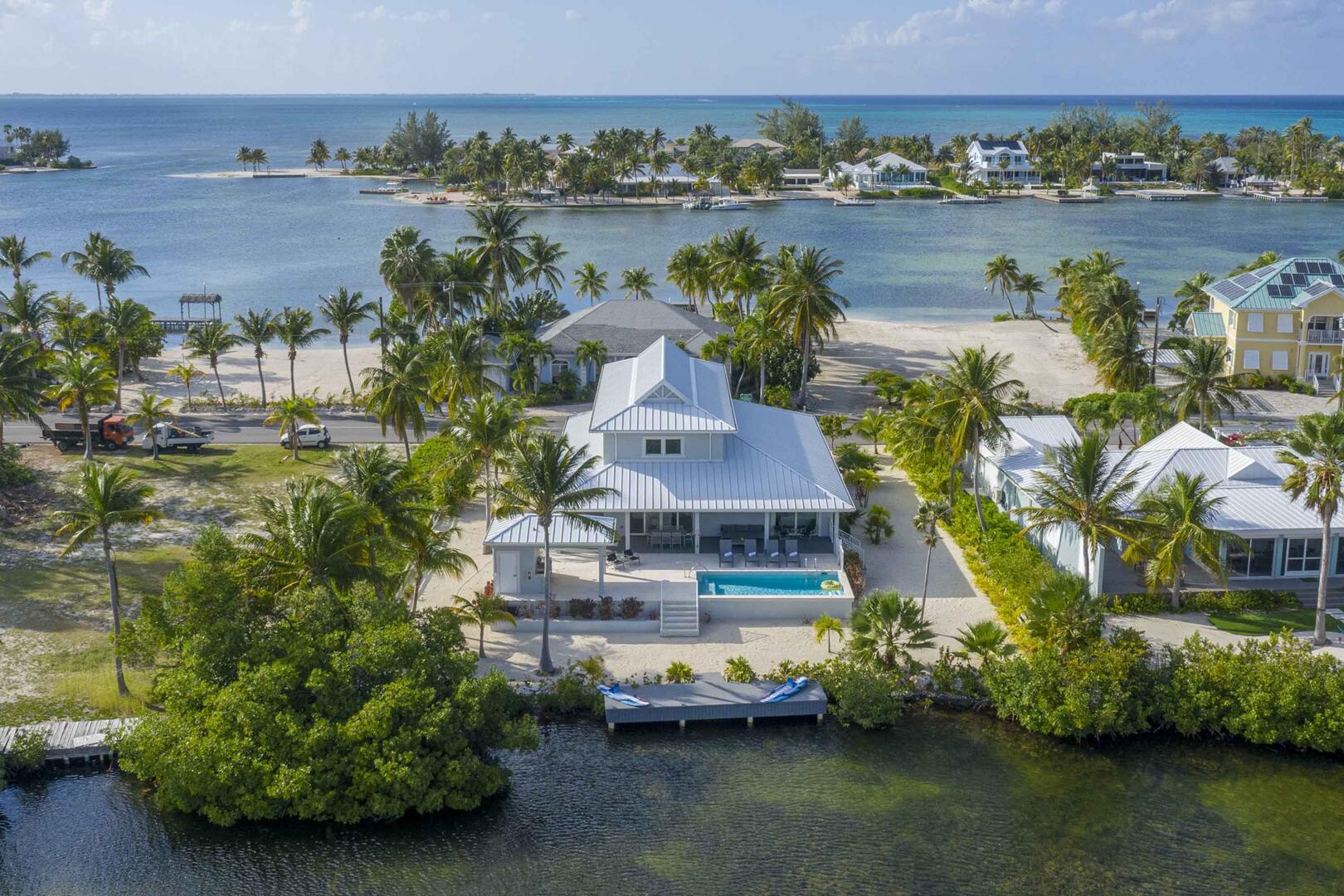 The island's Bioluminescent Bay is right across the street.