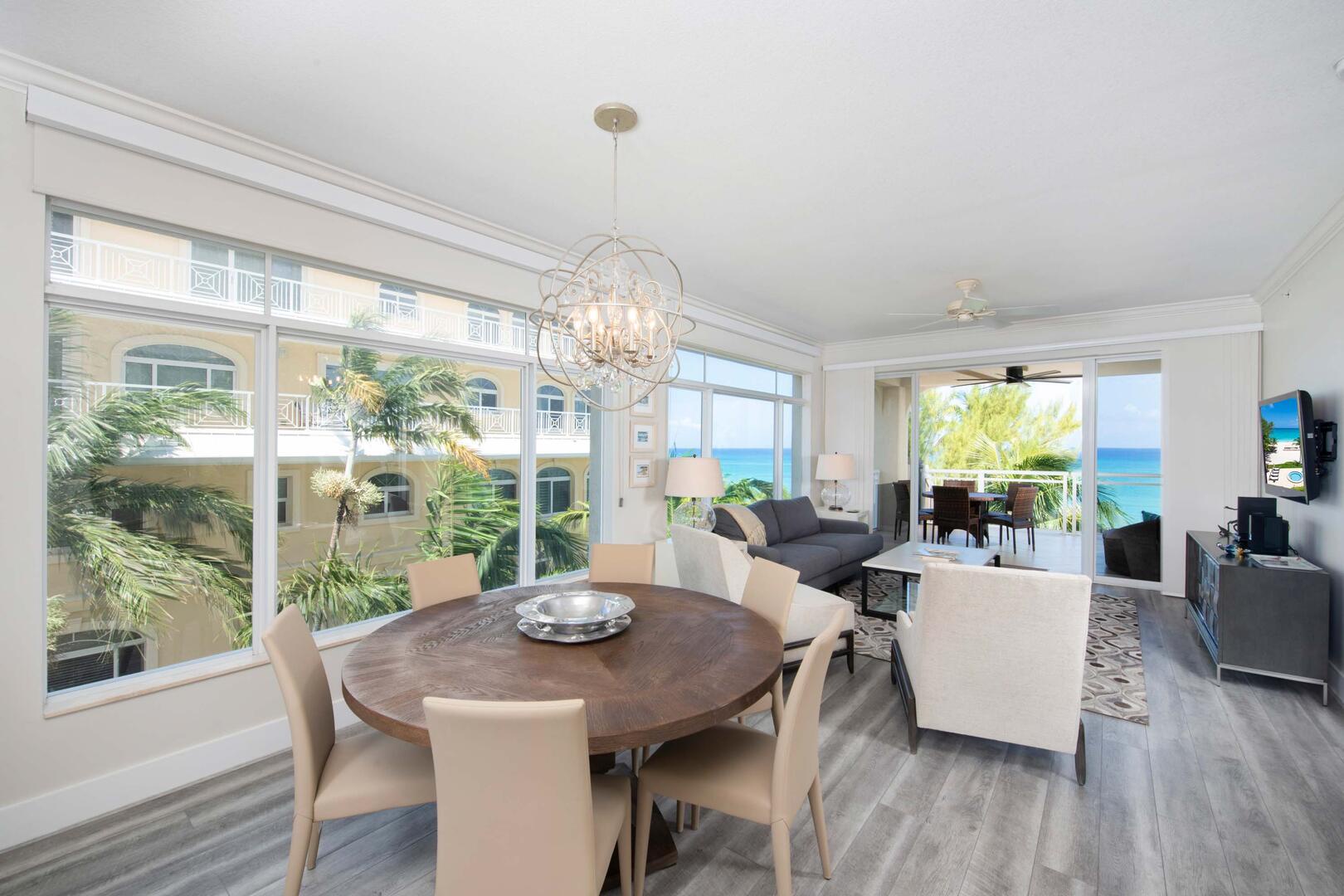 Living area with natural sunlight.