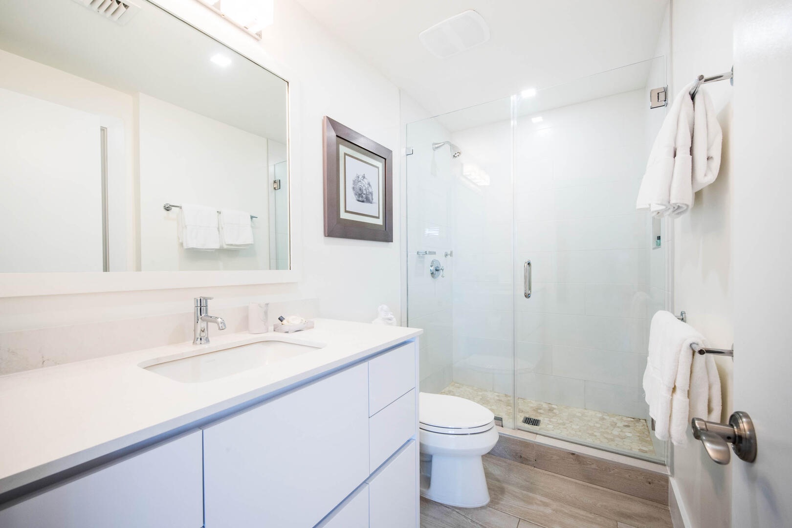 Guest Suite #1 ensuite with shower.