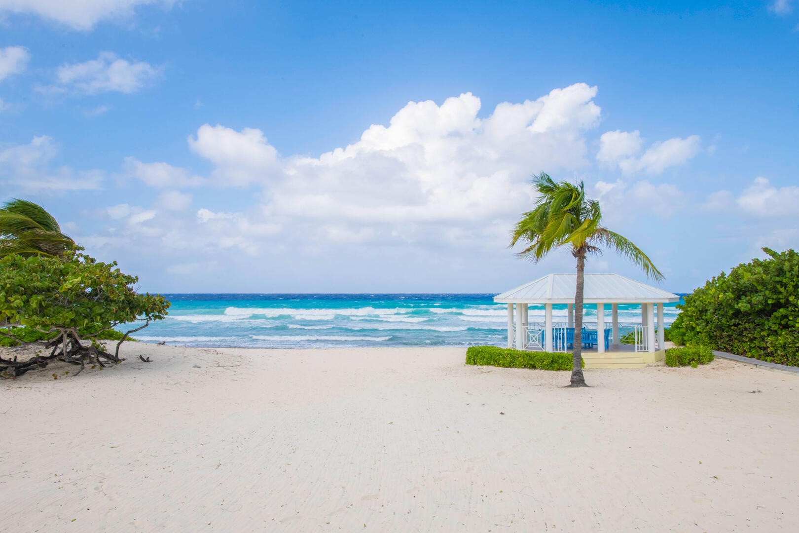 Private beachfront views