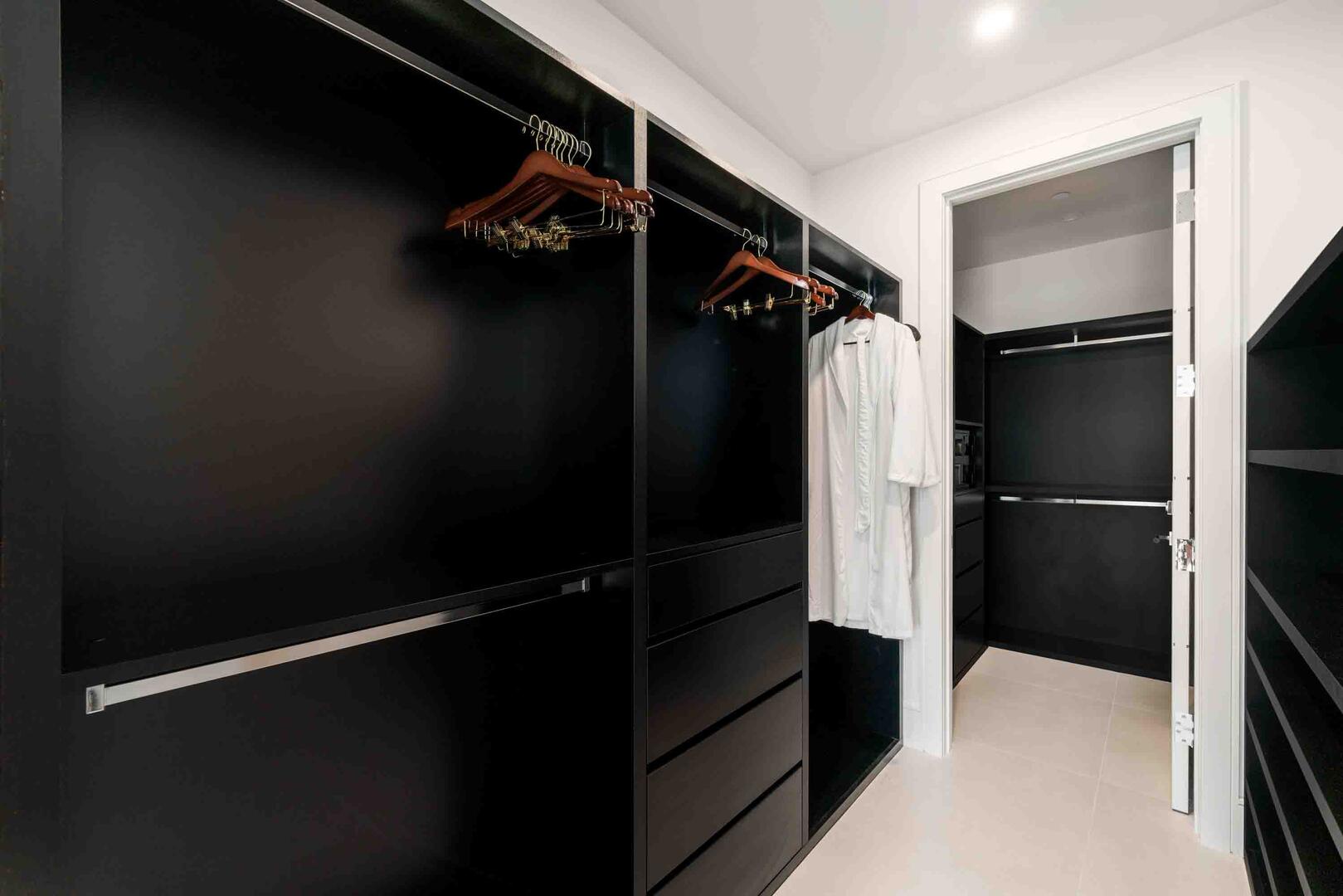 Bedroom 1 also features a large walk-in closet.