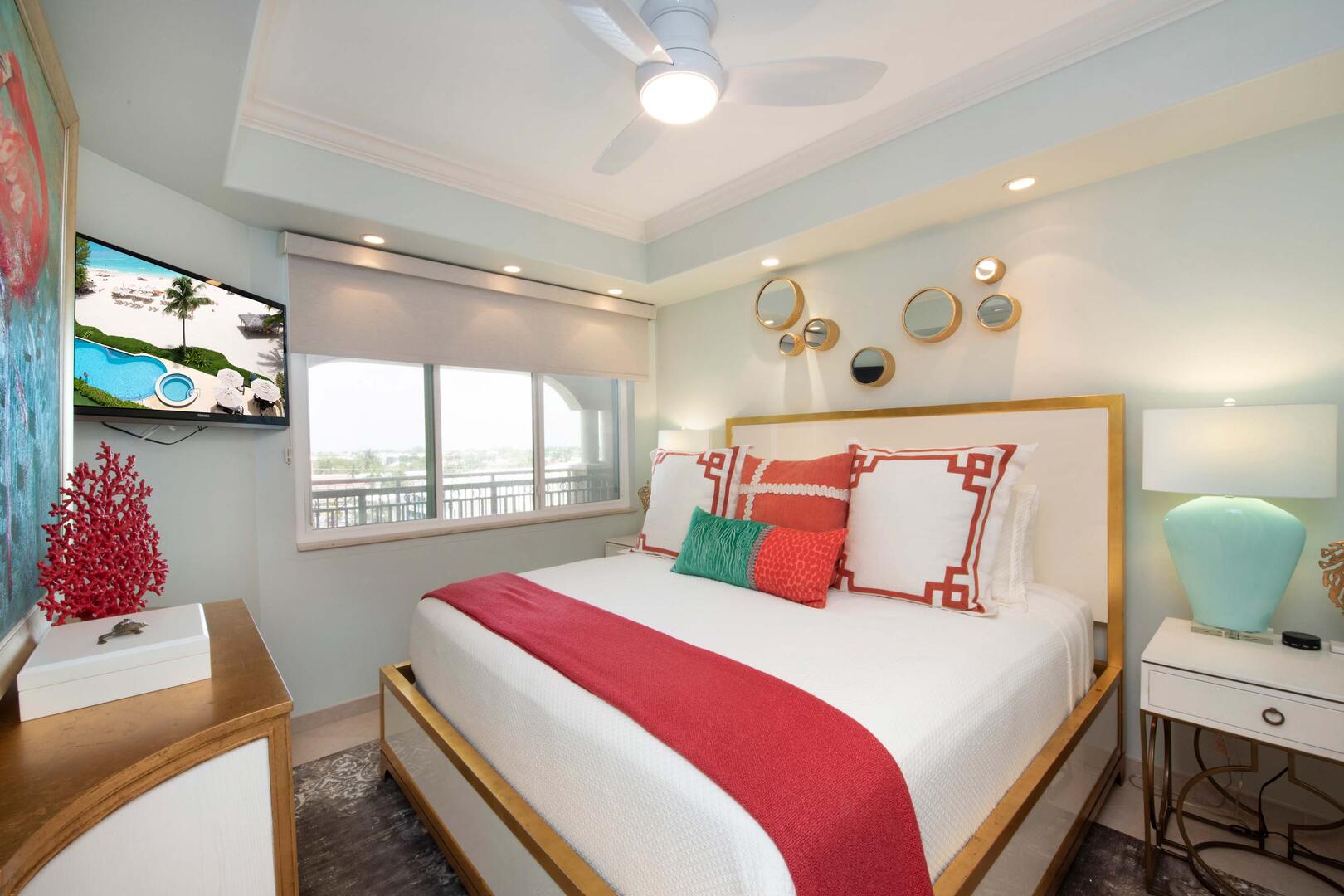 Guest Suite 1 with King Bed.