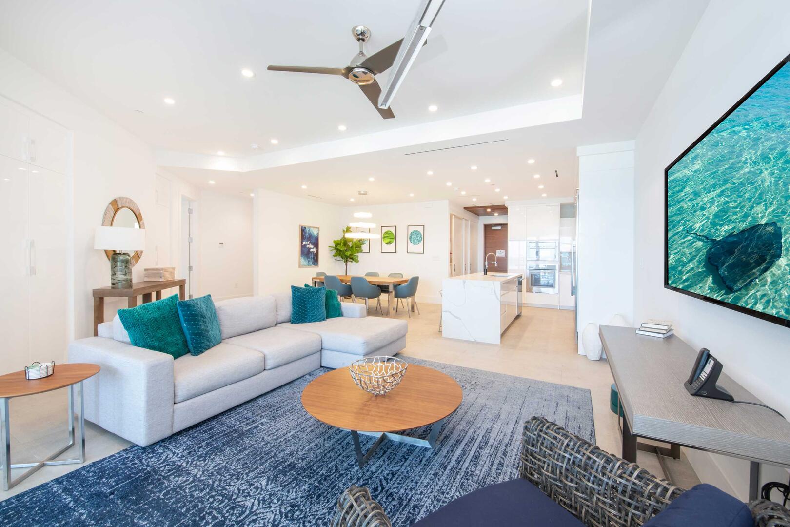 Welcome to Rum Point Club Resort #205! Enjoy spacious living areas with all the comforts of home.