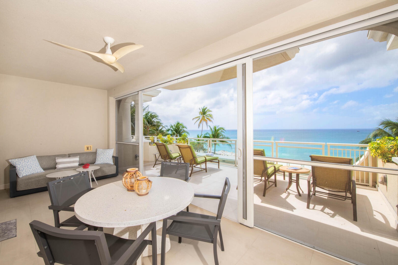 Third floor units enjoy furnished screened balconies with alfresco terraces perfect for sunbathers.