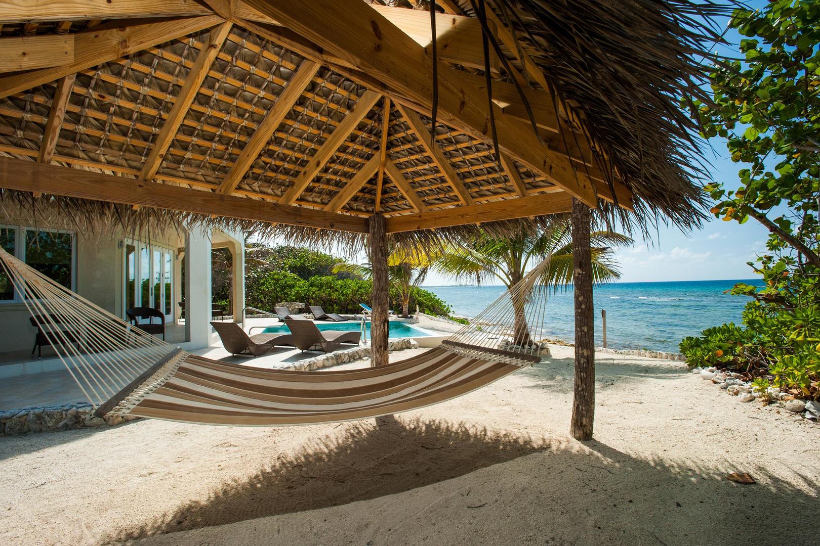 Hang in the hammock with a good book or take an afternoon catnap while you swing along with the breeze.