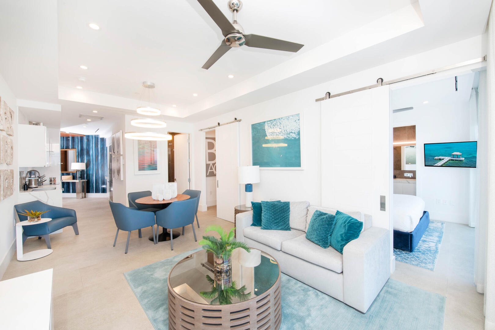 Modern and stylish interiors.