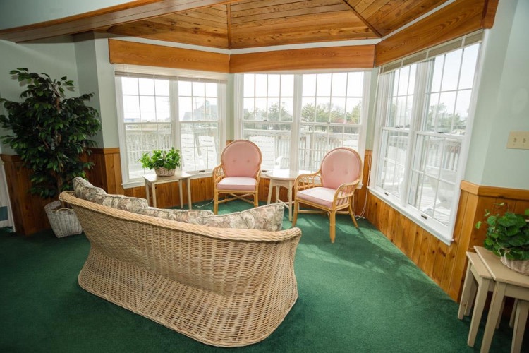 Panoramic water views, serene seating, and natural light fill your private retreat—this is your peaceful escape to unwind and reconnect with nature.