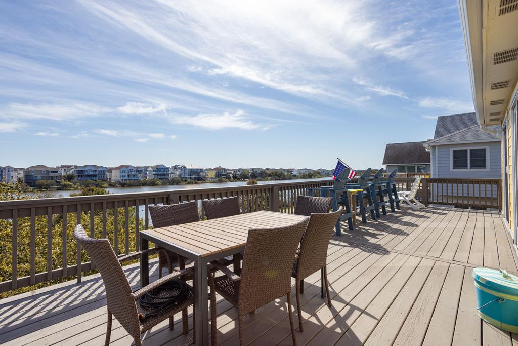 Relax on your spacious deck with sweeping water views—a perfect spot for morning coffee or sunset cocktails while taking in the peaceful waterfront and neighborhood charm.