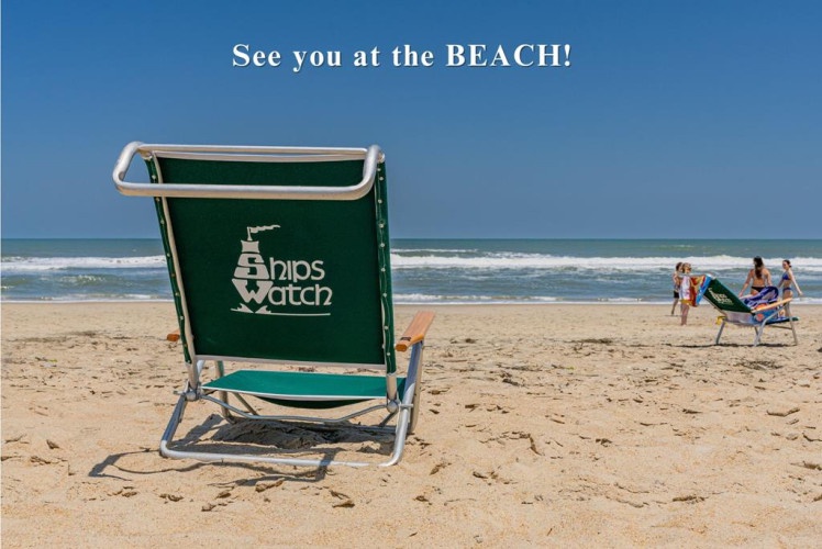 The beach awaits with soft sand and rolling waves. Relax in comfort with provided beach chairs, perfect for soaking up the sun and sea breeze.