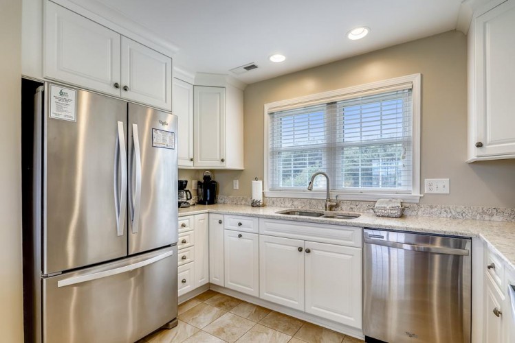 Your well-equipped kitchen features stainless steel appliances, ample counter space, and everything you need to prepare meals during your stay.