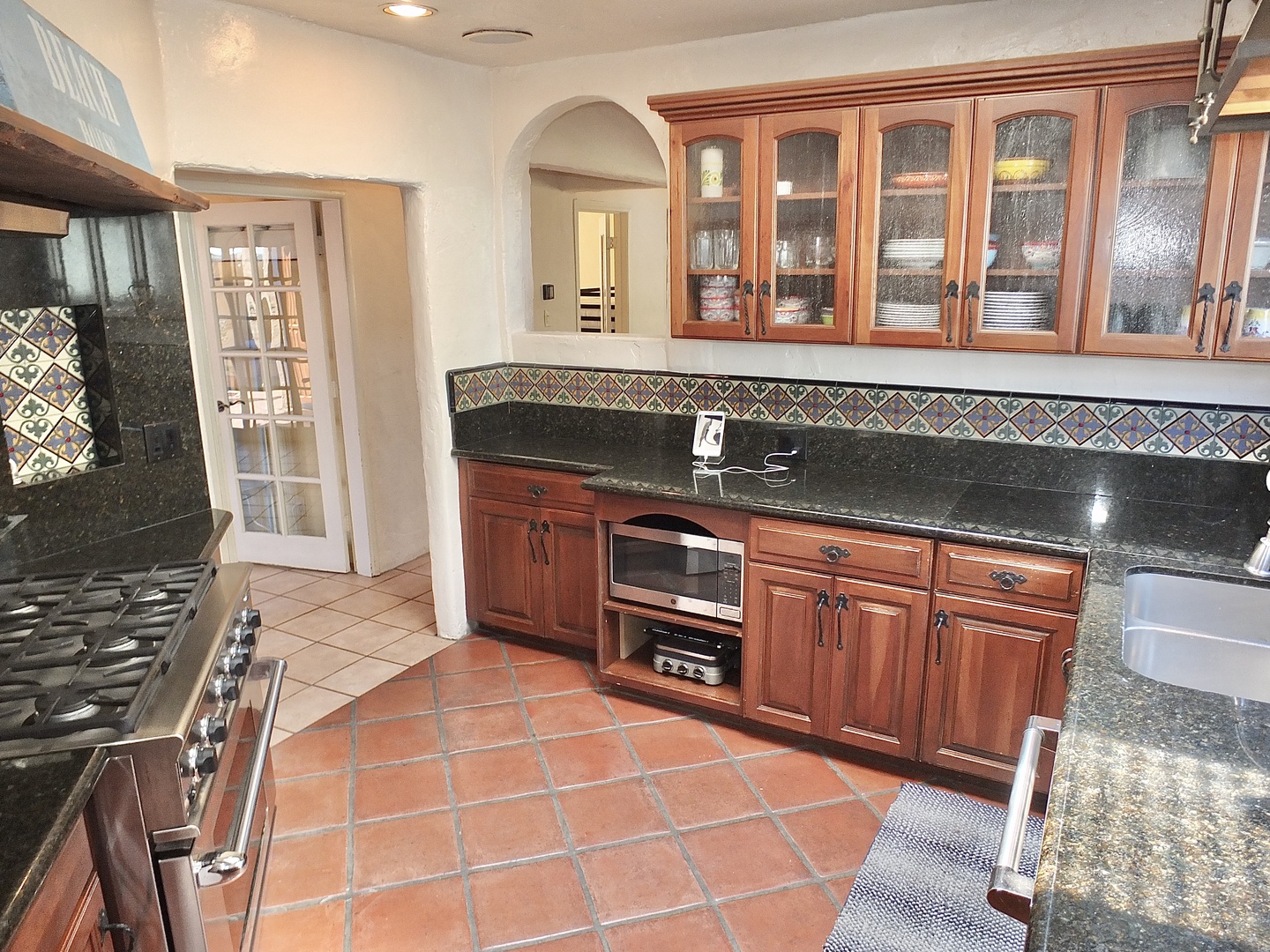 Enjoy beautiful amenities and sprawling counterspace in the updated kitchen