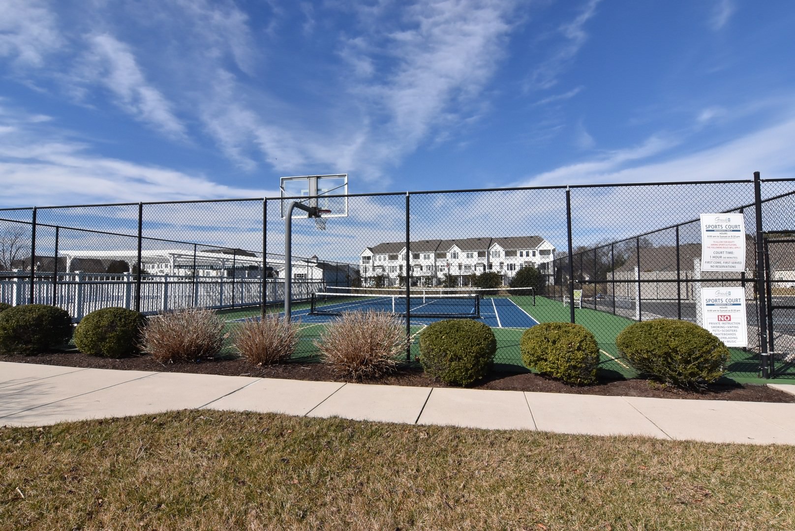Community Basketball/Tennis Court