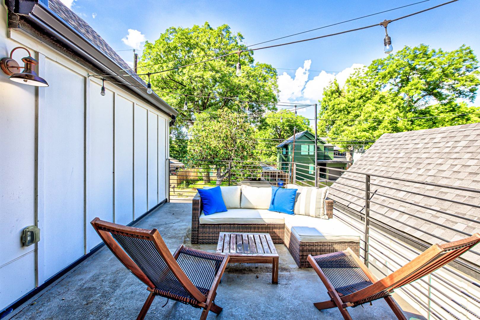 Enjoy the spacious deck ideal for relaxation and outdoor gatherings