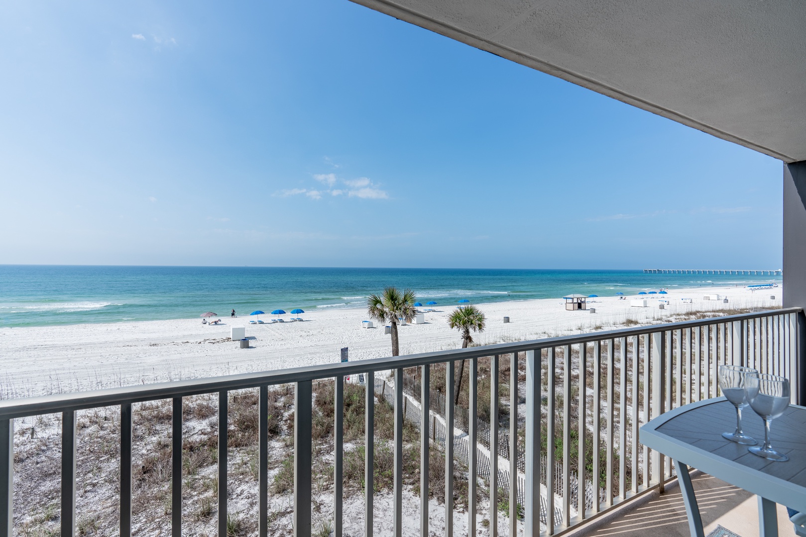 Stunning beach views from your private balcony