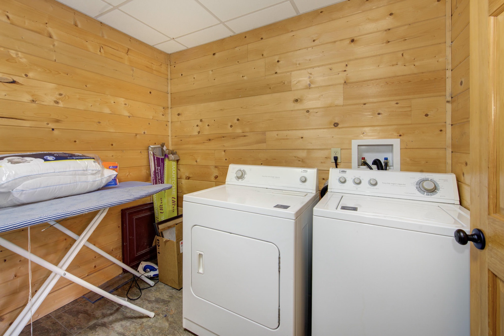 Washer & dryer for guest use