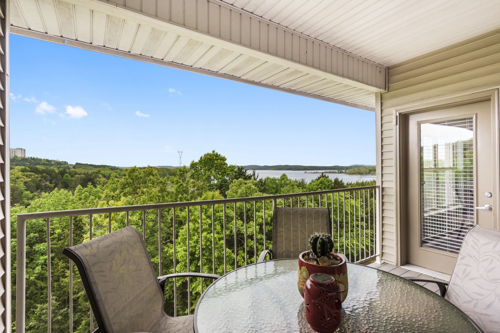 Relish fresh breezes and stunning views from the Balcony
