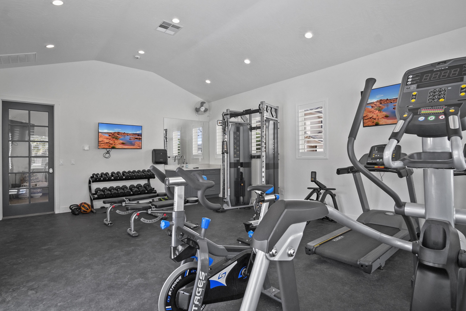 Work up a sweat in the community Fitness Center