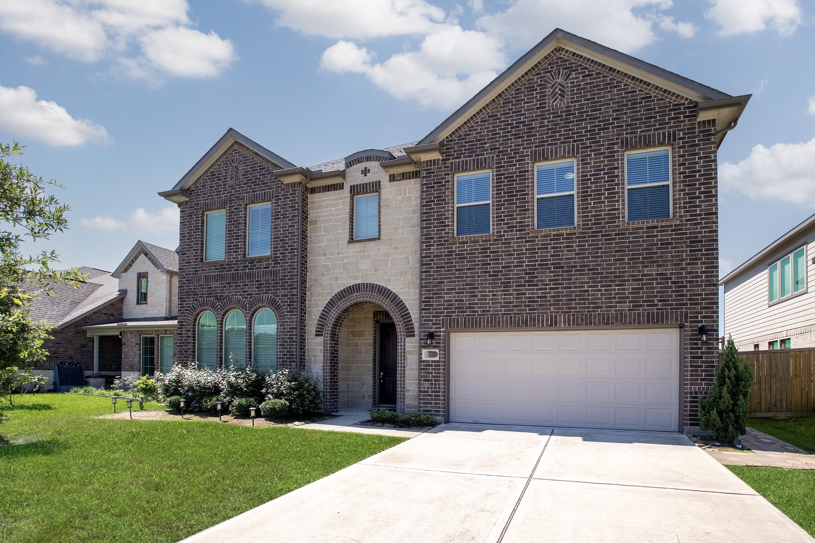 Front exterior and driveway