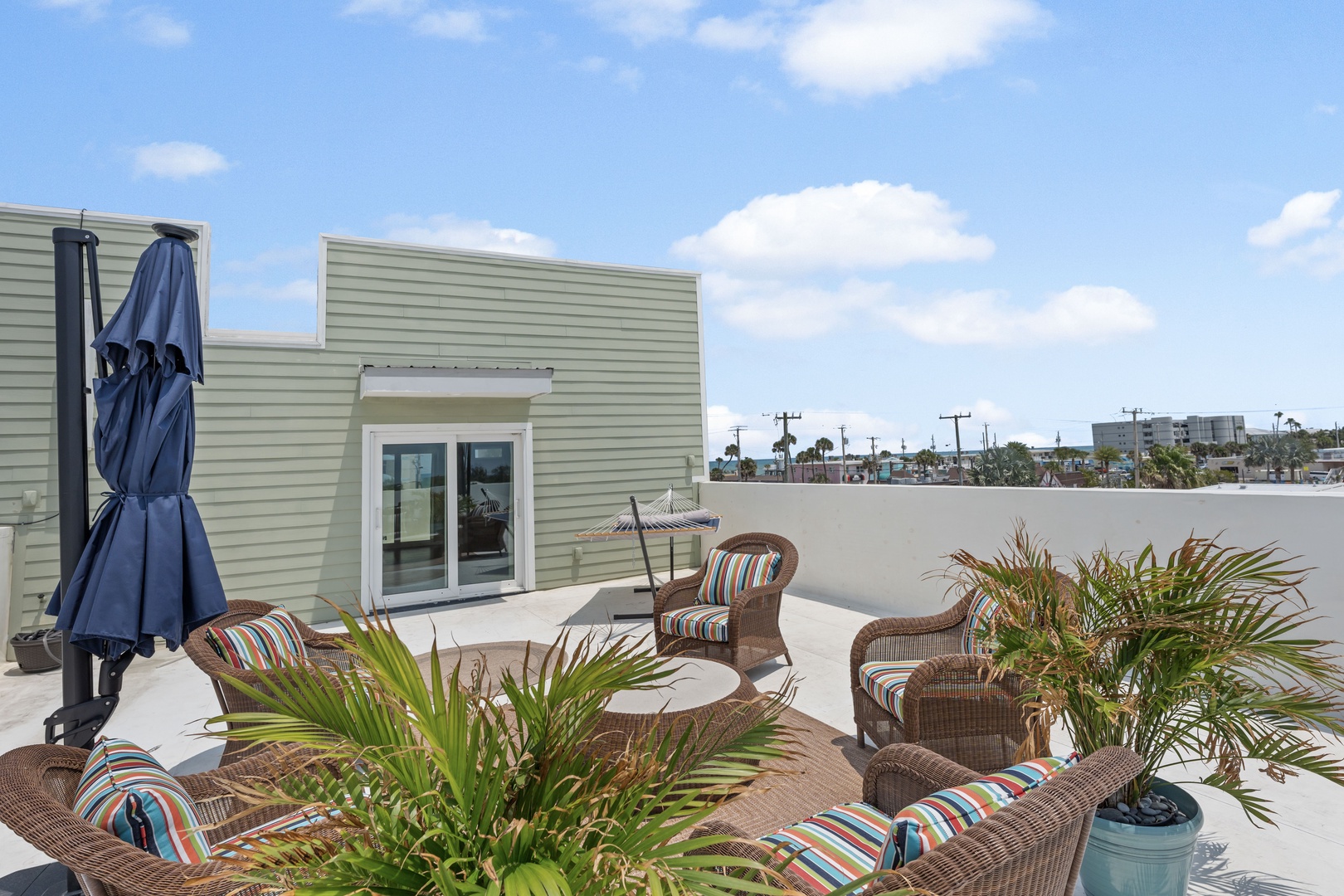 Game room deck 2 with ample seating seating and amazing panoramic views